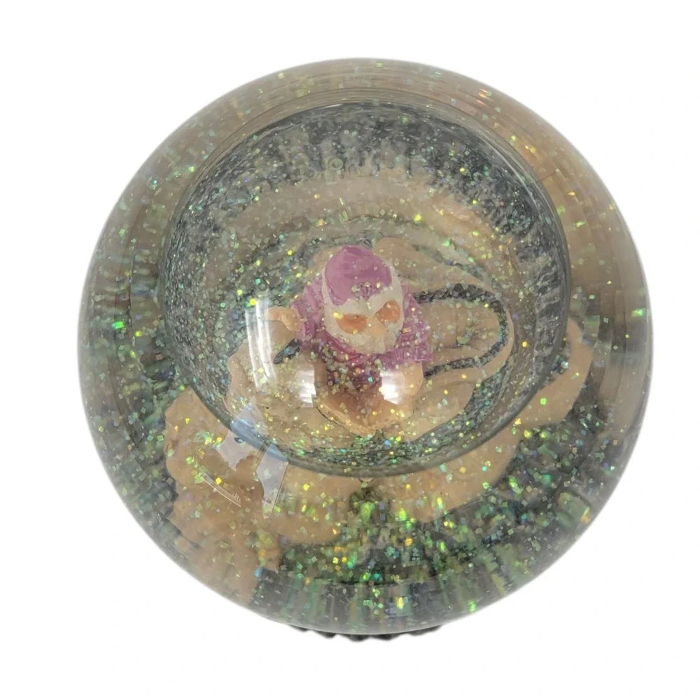Krystonia Snow Globe Wizard Musical Puff The Magic Dragon‎ Mythical Vintage 80s
